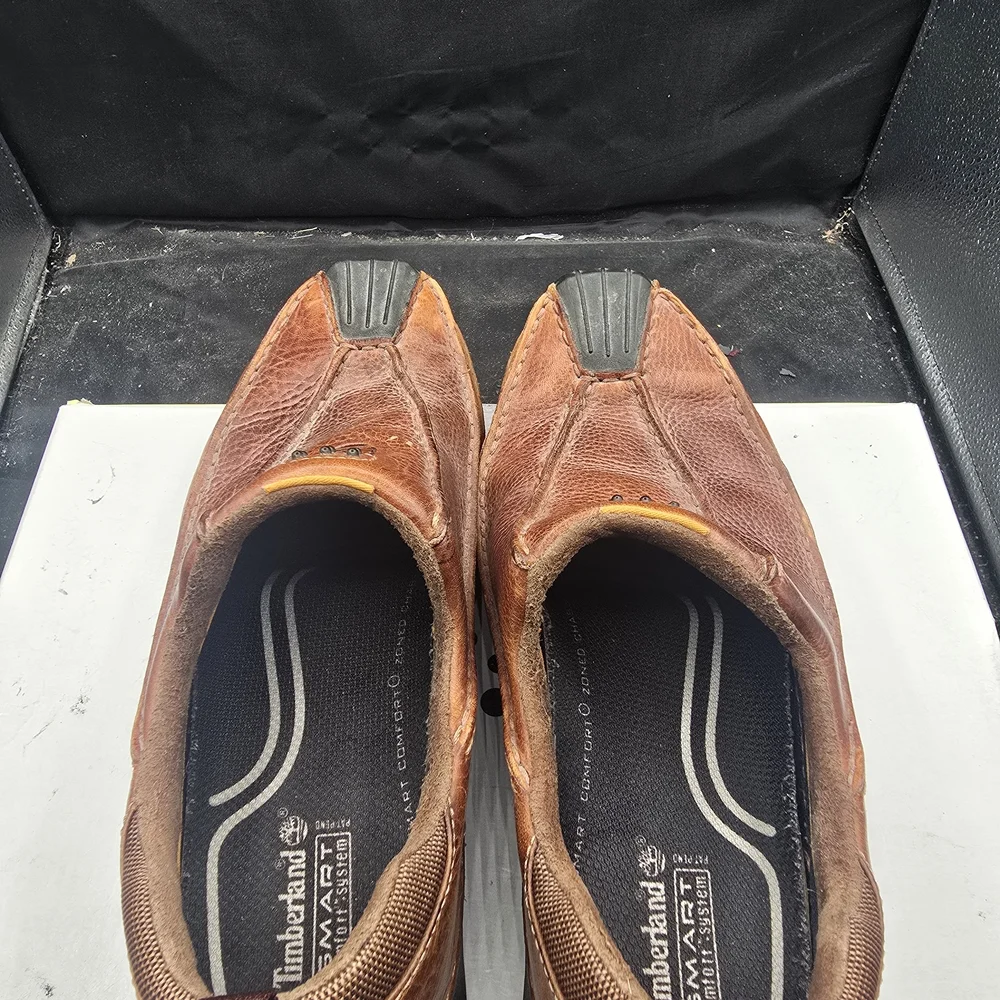 Timberland Brown Leather‎ Slip-On Loafers